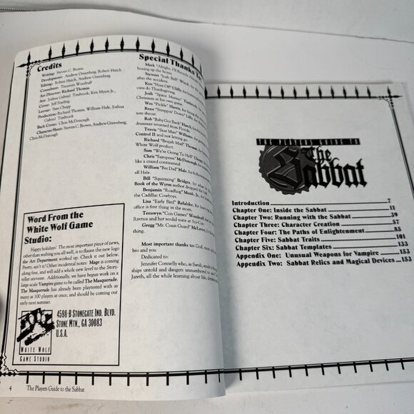 Vampire The Masquerade Awakening Diablerie Mexico Sabbat Sourcebook Lot 2 RPG Ho - Picture 9 of 9